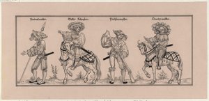 Le défenseur de Vienne de 1529 - basé sur une gravure sur bois de Nikolaus Meldemann