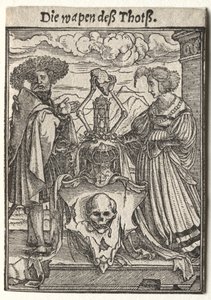 Danse de la mort: Les armoiries de la mort - Hans Holbein