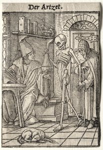 La danse macabre : Le docteur - Hans Holbein