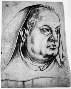 Portrait de Hans Griesherr, moine de Sts Ulrich et Afra à Augsbourg