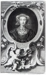 Anne de Clèves, gravée par Jacobus Houbraken, 1740