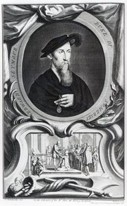 Edward Seymour, 1er Duc de Somerset gravé par Jacobus Houbraken, 1738 - Hans Holbein der Jüngere