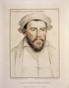 Edward Stanley Comte de Derby (1508-1572) gravé par Francesco Bartolozzi (1727-1815) 1793 - Hans Holbein der Jüngere