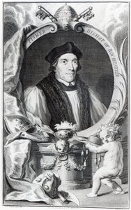 John Fisher, évêque de Rochester, gravé par Jacobus Houbraken, c.1738-42