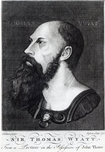 Portrait de Sir Thomas Wyatt le Jeune (vers 1521-54) gravé par Ogborn, 1775 - Hans Holbein der Jüngere