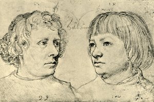 Ambrosius et Hans, les fils des artistes, 1511, 1943 - Hans Holbein the Elder