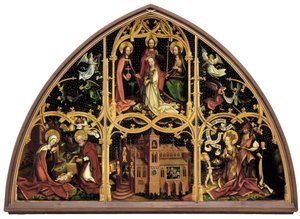 Allemand : Basilika Santa Maria Maggiore, rechter Tafel : Enthauptung der hl. Dorothea Basilique Santa Maria Maggiore - Hans Holbein the Elder