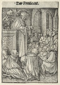 La Danse de la Mort : Le Prédicateur - Hans Holbein the Younger