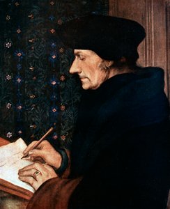 Desiderus Erasmus 1497-1543, humaniste et érudit néerlandais, 1523 - Hans Holbein der Jüngere