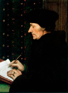 Desiderus Erasmus, humaniste et érudit néerlandais, 1523 - Hans Holbein der Jüngere