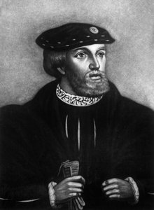 Edward Stafford 3ème Duc de Buckingham (1478-1521) fondateur du Magdalen College à Cambridge décapité pour trahison en 1521 - Hans Holbein der Jüngere