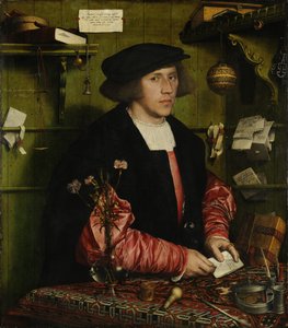 French : Le marchand Georg Gisze The Merchant Georg Gisze - Hans Holbein the Younger