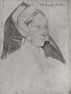 Margaret, Lady Elyot, vers 1532-1534, 1945 - Hans Holbein der Jüngere