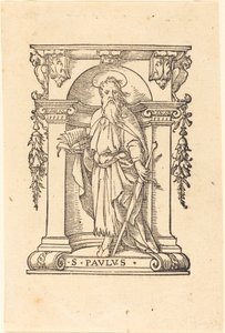 Saint Paul avec Livre et Épée - Hans Holbein der Jüngere