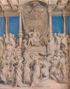 Salomon et la reine de Saba, vers 1534 - Hans Holbein der Jüngere