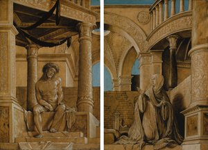 Le Christ pensif et la Vierge Marie en deuil, vers 1518-20