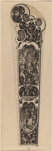 Manche pour Couteau ou Fourchette, Orné de Figures