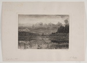 Le Lac dans la Forêt de Sapins - Hans Julius Fæster