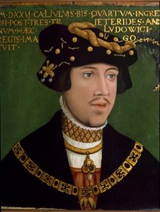 Portrait de Louis II de Hongrie (Louis Jagellon) - Hans Krell