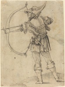 Archer tirant son arc - Hans Leonard Schaufelein