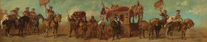 Projet pour le cortège festif de 1879 - Les charrons, selliers, fabricants de courroies et fabricants de bourses - Hans Makart