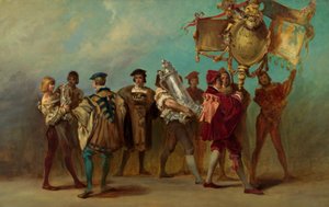 Projet pour le cortège festif de 1879 - graveurs et fondeurs de bronze - Hans Makart