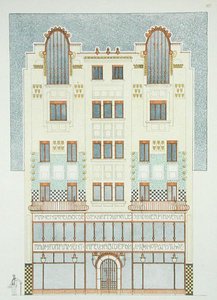 Conception pour un Bâtiment de Cinq Étages, début des années 1900, de 
