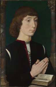 Un jeune homme en prière, années 1470