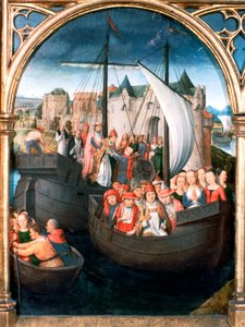Le départ de Bâle, 1489 - Hans Memling