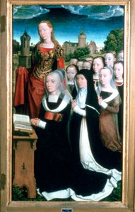 Triptyque de la famille Moreel (détail)