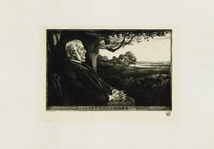 Portrait du compositeur Johan Peter Emilius Hartmann