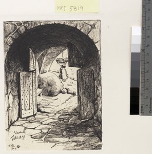 Porte du monastère de Verna - Hans Nikolaj Hansen
