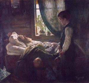 Le lit de mort des travailleurs - Hans Olaf Heyerdahl