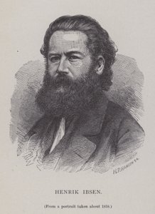 Henrik Ibsen, dramaturge, metteur en scène et poète norvégien