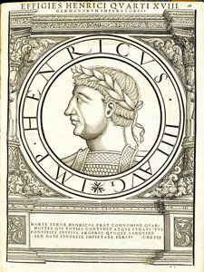 Henricus IIII, illustration de Imperatorum romanorum omnium orientalium et occidentalium verissimae imagines ex antiquis numismatis