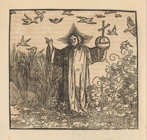 Christ en tant que Salvator Mundi - Hans Schäufelein (possibly)