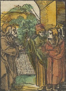 Christ et les Pharisiens, du Das Plenarium, 1517