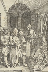 Le Christ devant Hérode dans une salle, de Speculum passionis domini nostri Ihesu Christi, 1507