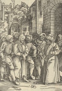 Christ devant Pilate devant son palais, du Speculum passionis domini nostri Ihesu Christi