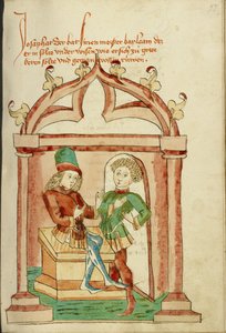 Josaphat et Barlaam en conversation - Hans Schilling