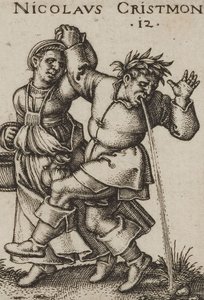 Beham La fête des paysans 1546 bl 06 détail - Hans Sebald Beham