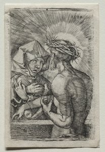 Le Christ et la Vierge - Hans Sebald Beham