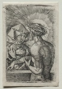 Le Christ et la Vierge, 1519 - Hans Sebald Beham