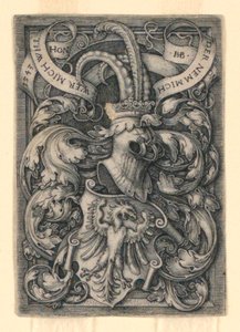 Blason avec un aigle - Hans Sebald Beham