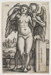 La Mort saisissant une femme, 1547 - Hans Sebald Beham