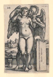 La Mort et la femme nue debout - Hans Sebald Beham