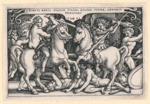 Hercule enlevant Iole - Hans Sebald Beham