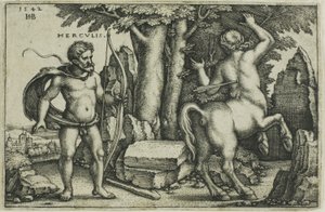 Hercule et Nessus - Hans Sebald Beham