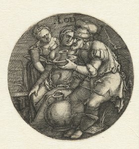 Loth et ses filles - Hans Sebald Beham