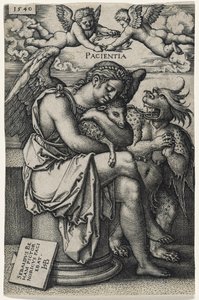 Patience (Die Geduld), 1540 - Hans Sebald Beham